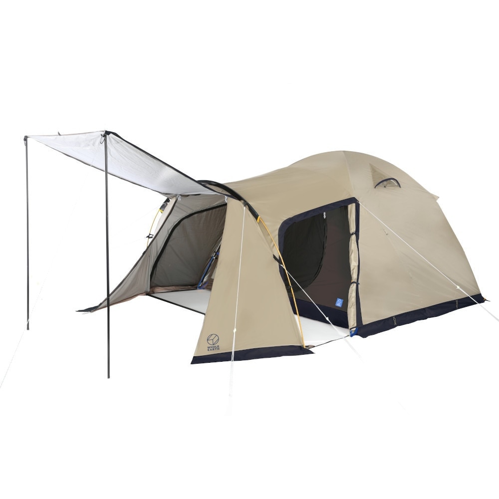 ホールアース（Whole Earth） テント キャンプ ドーム型 3～4人用 アースドーム EARTH DOME 270 V WE2MDA36 BEG