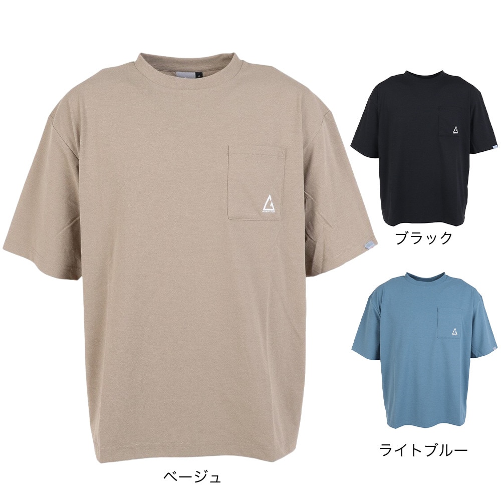 ロジャーエーガー（ROGEREGGER）（メンズ）スイスブランド UV ケア 吸汗速乾 ストレッチ 半袖Tシャツ ミリオンドライ RE23SUK5610013BEG ベージュ