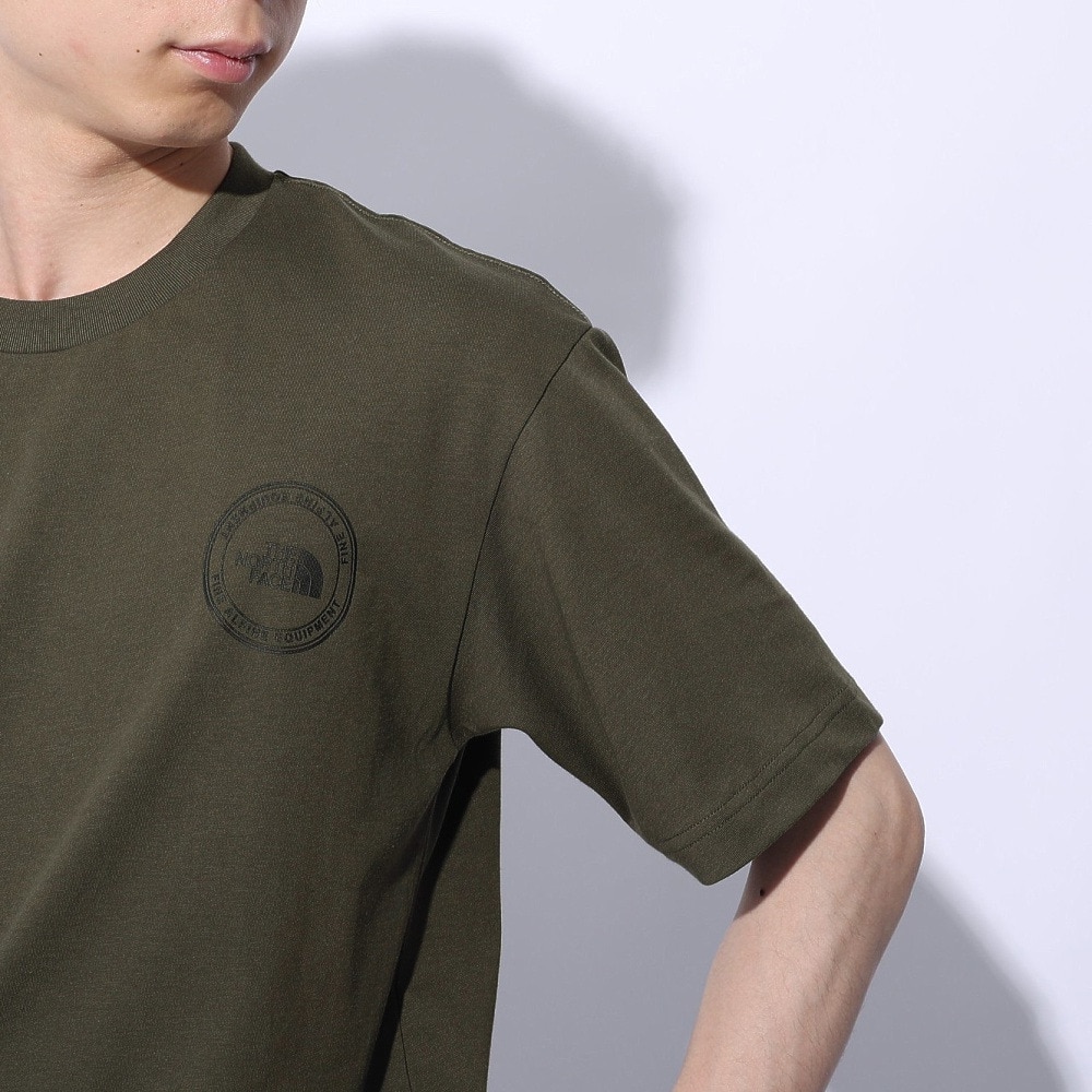 ザ・ノース・フェイス（THE NORTH FACE）（メンズ）Tシャツ 半袖 SIMPLE LOGO シンプルロゴ NT32442X NT カーキ 速乾 伸縮性