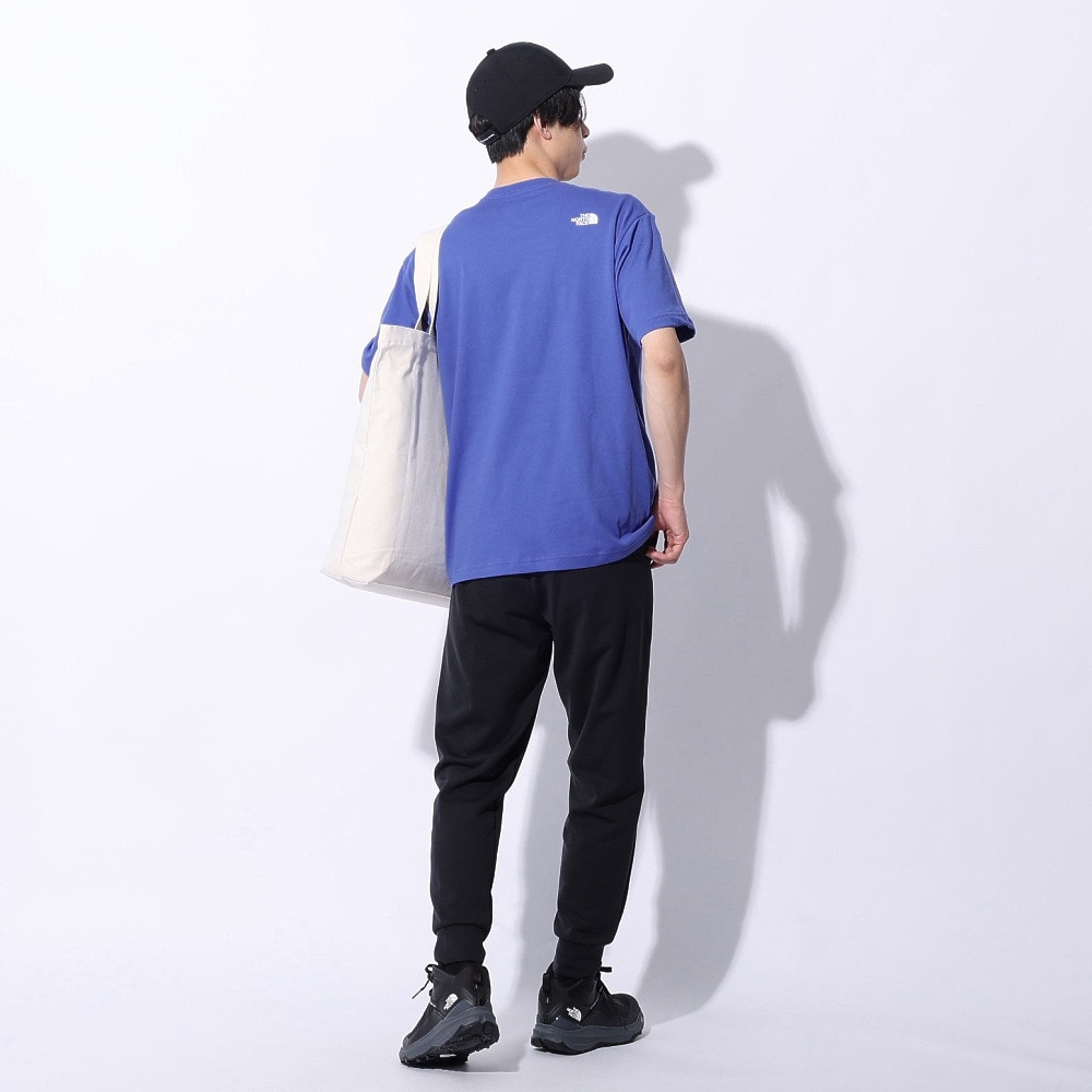 ザ・ノース・フェイス（THE NORTH FACE）（メンズ）Tシャツ 半袖 SIMPLE LOGO シンプルロゴ NT32442X SO ブルー 速乾 伸縮性