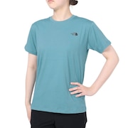 (レディース)半袖Tシャツ ショートスリーブ FINE ALPIN EQ NTW32333X FW サックス