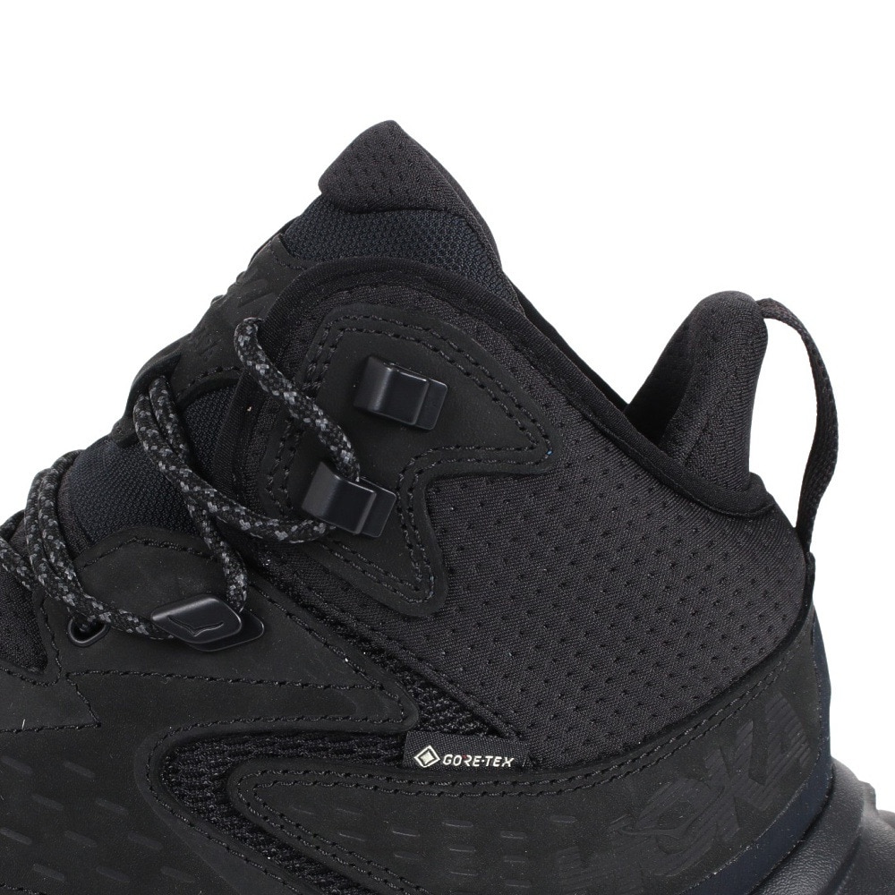 ホカ（HOKA）（メンズ）ゴアテックス トレッキングシューズ ミドルカット 登山靴 アナカパ 2 ミッド GTX 1141633-BBLC ブラック