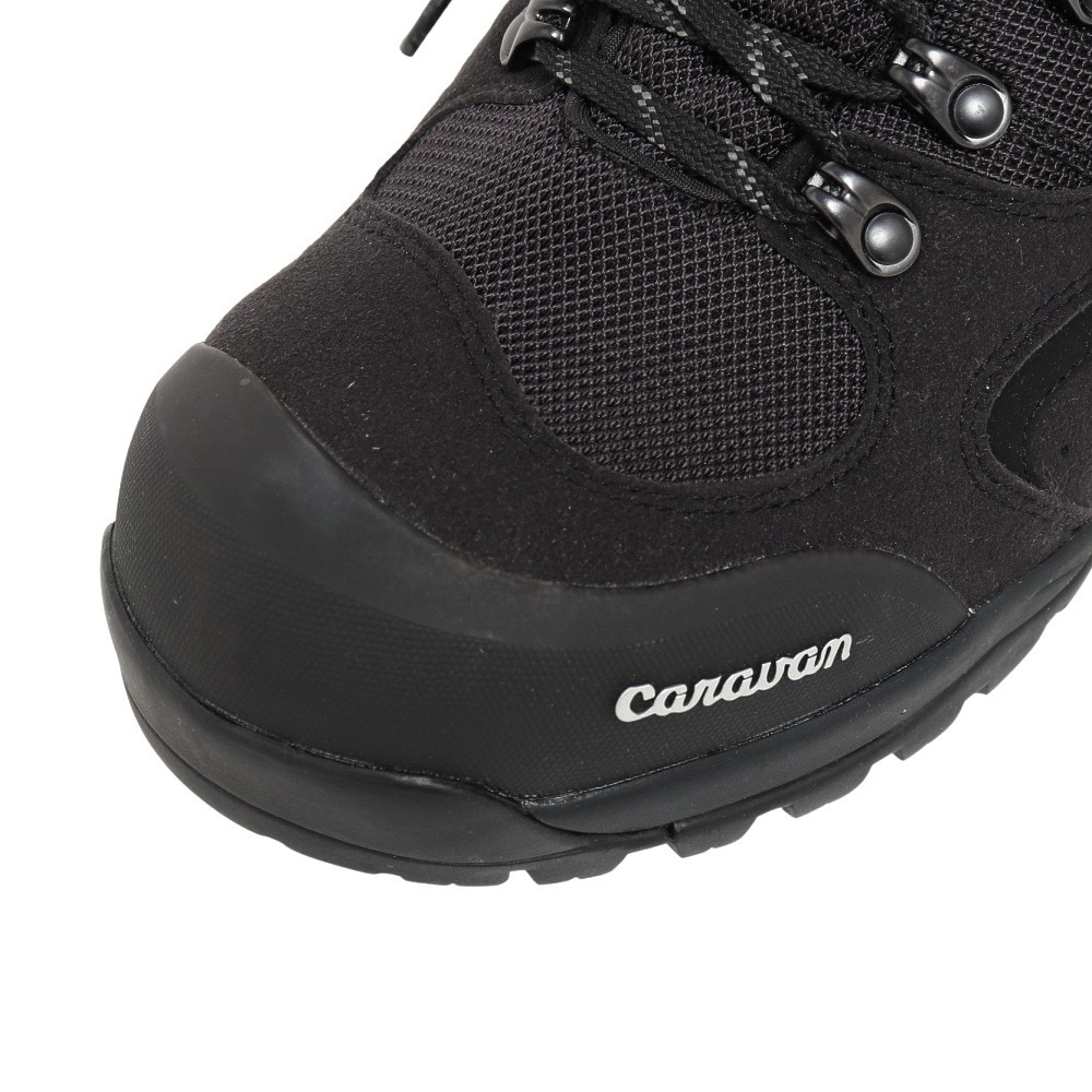キャラバン（Caravan）（メンズ、レディース）ゴアテックス トレッキングシューズ ハイカット 登山靴 C1_02S 0010106-941 ブラック 防水 軽量 入門者 初心者