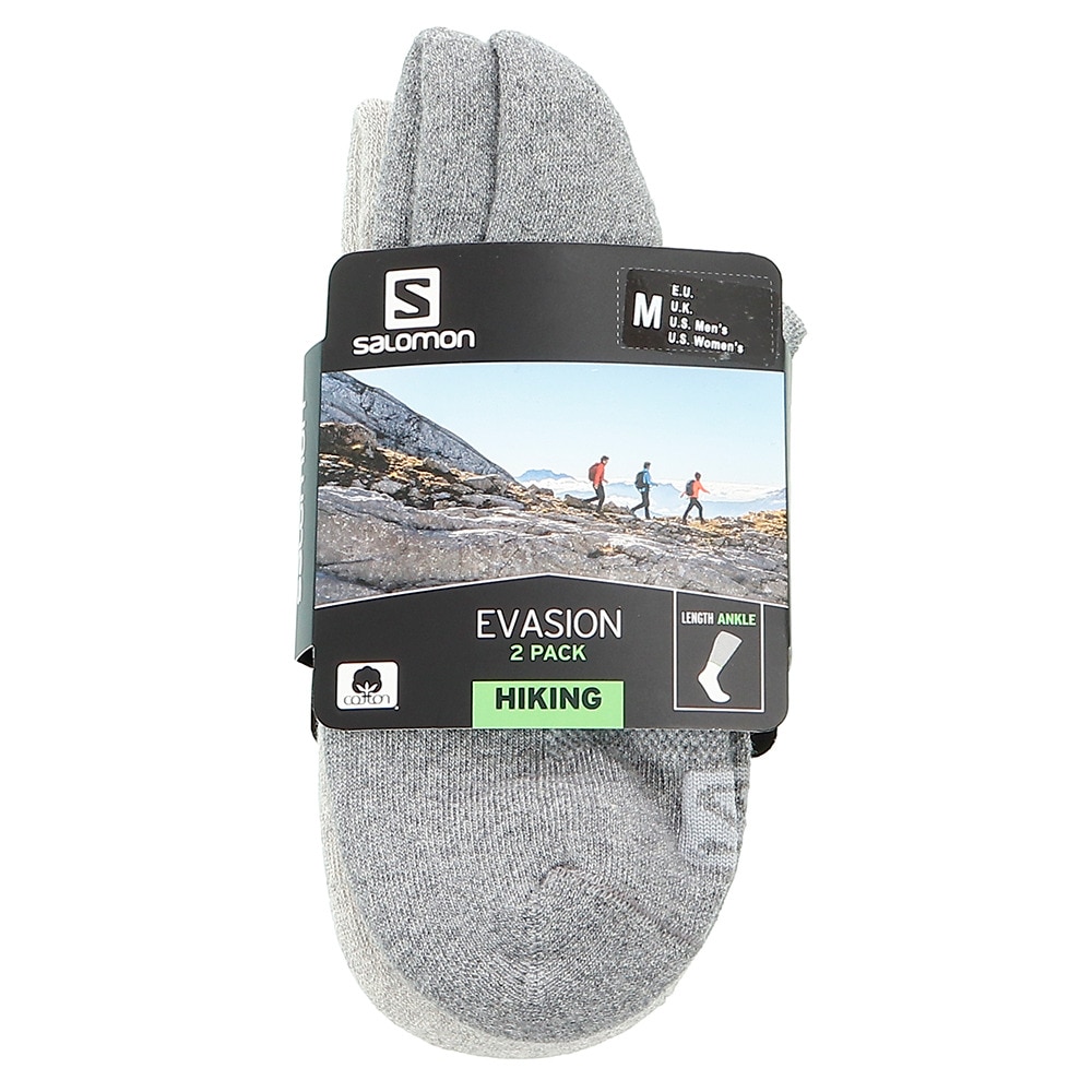 サロモン（SALOMON）（メンズ、レディース）EVASION 2足組 ソックス LC1335300