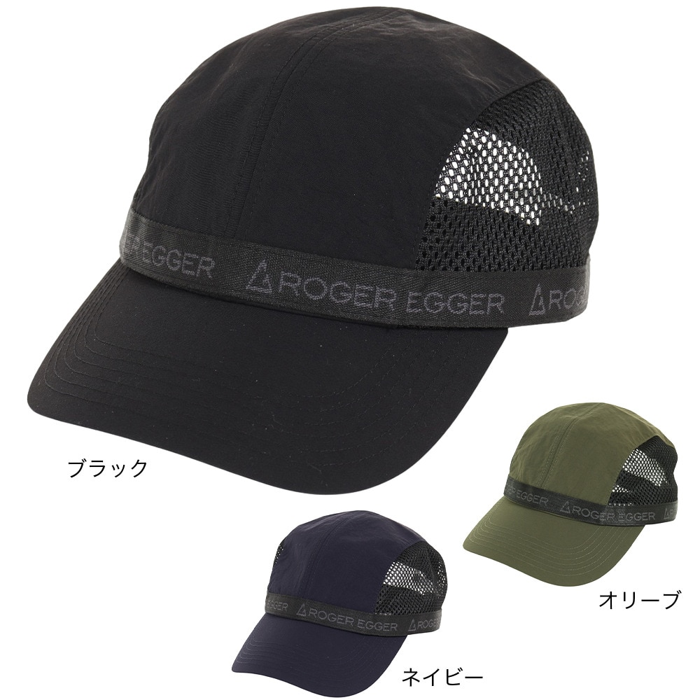 ロジャーエーガー（ROGEREGGER）（メンズ）スイスブランド UV カット ひんやり 吸汗速乾 防臭 帽子 キャップ RE23SST5700005 BLK