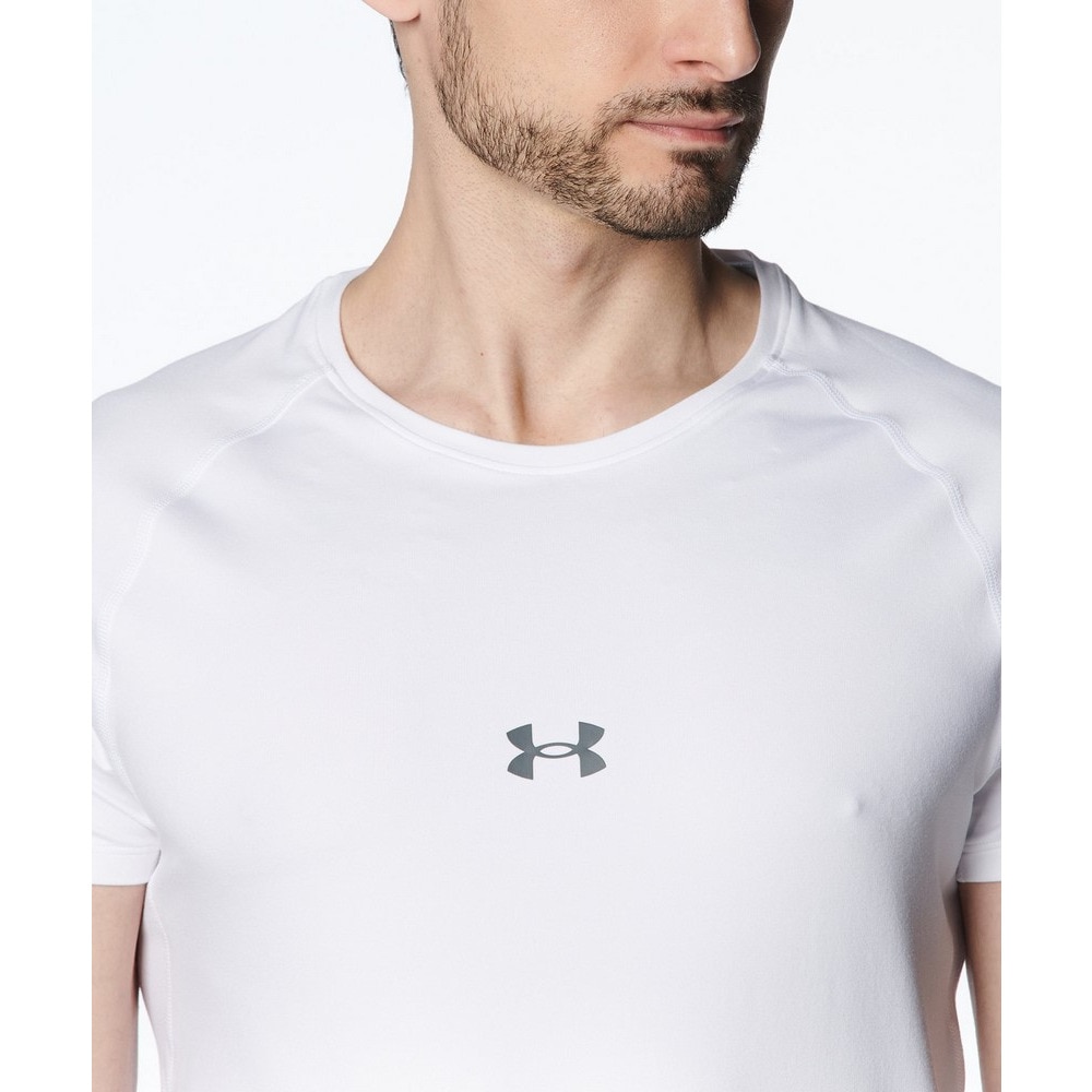 アンダーアーマー（UNDER ARMOUR）（メンズ）野球 ヒートギアアーマー コンフォートフィッティド 半袖クルーネック アンダーシャツ 1384732 100 速乾